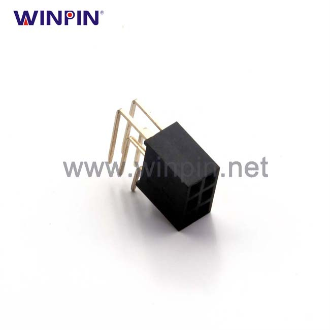 Female Header Connector 2.0mm Pitch H6.35 Dual Row Right Angle Type