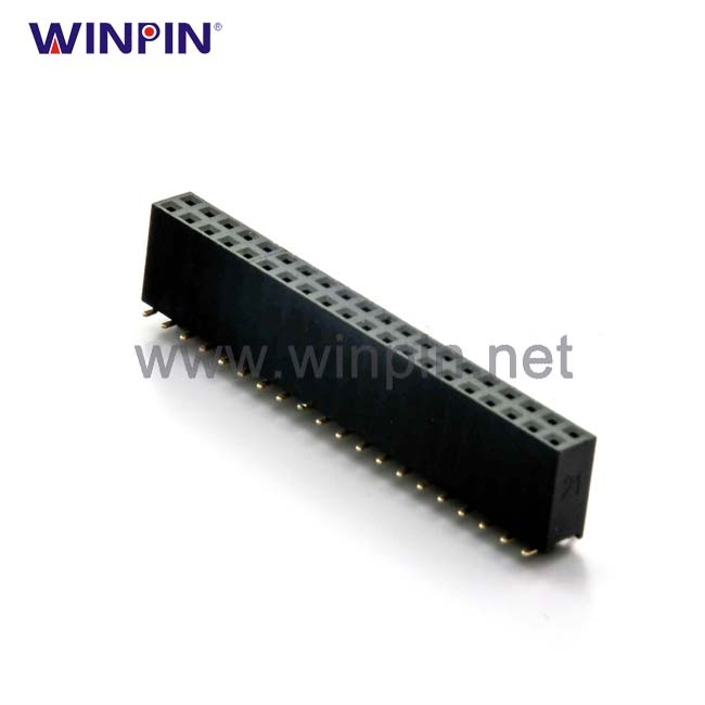 Female Header Connector 2.54mm Pitch H7.1 SMT O-Type W/O Post