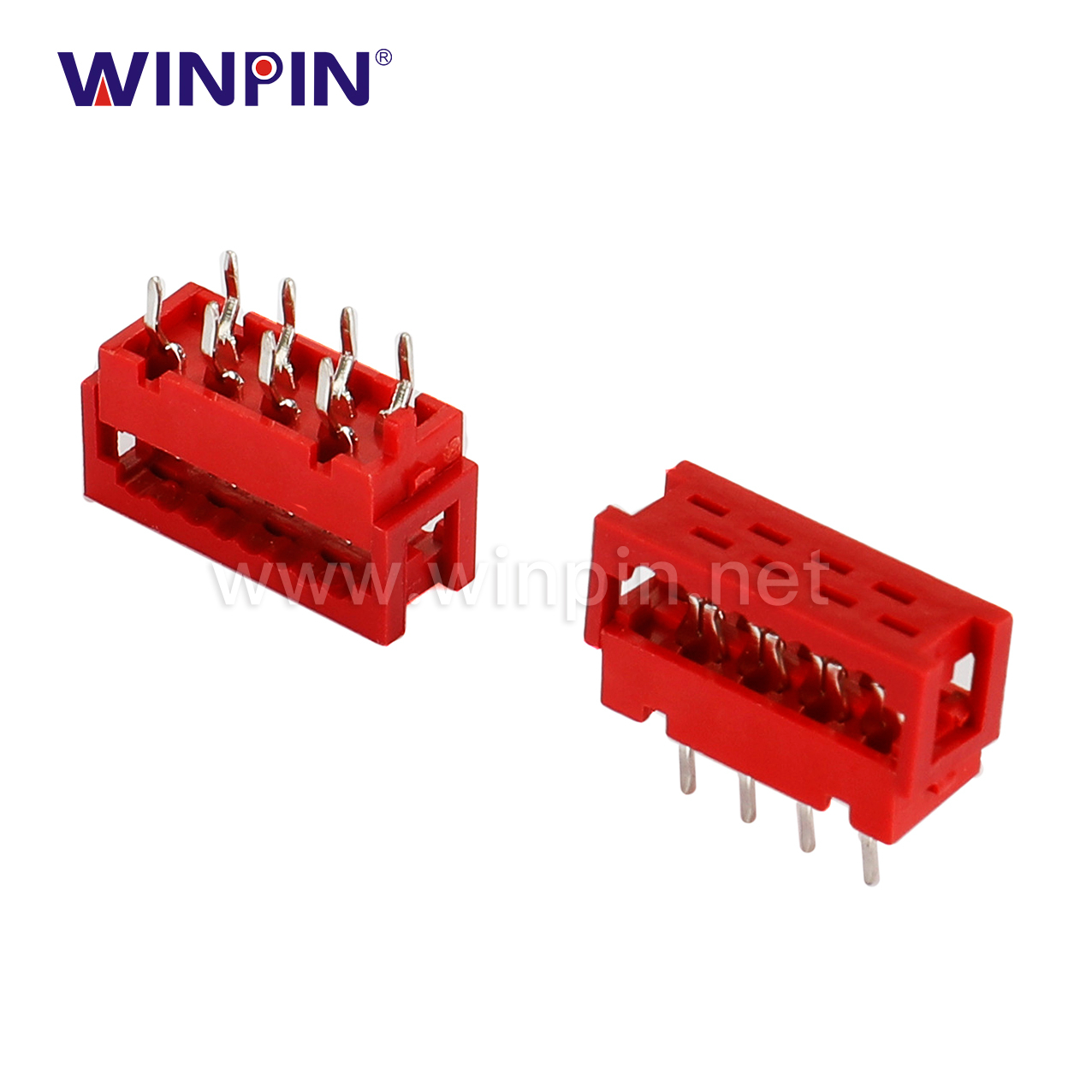 2.54mm Micro Match Box Plug IDC Type 8Pin Connector MMMI
