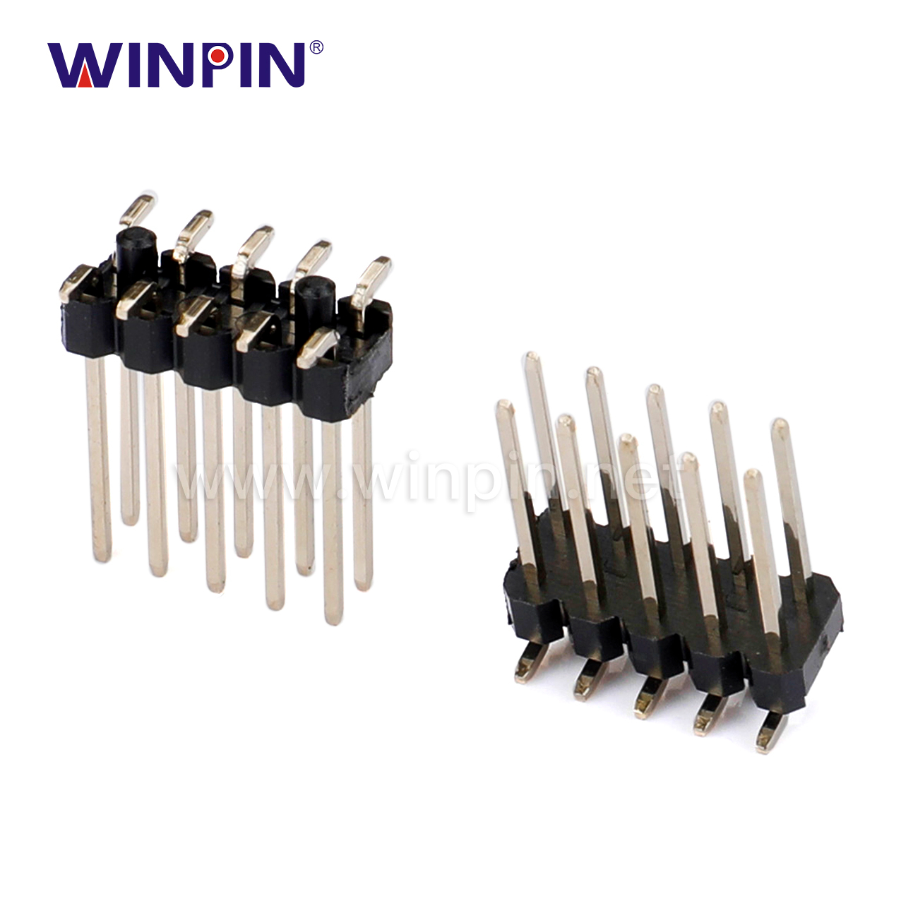 2.54mm Dual Row 180° SMT 2X10Pin Connector PHFM25