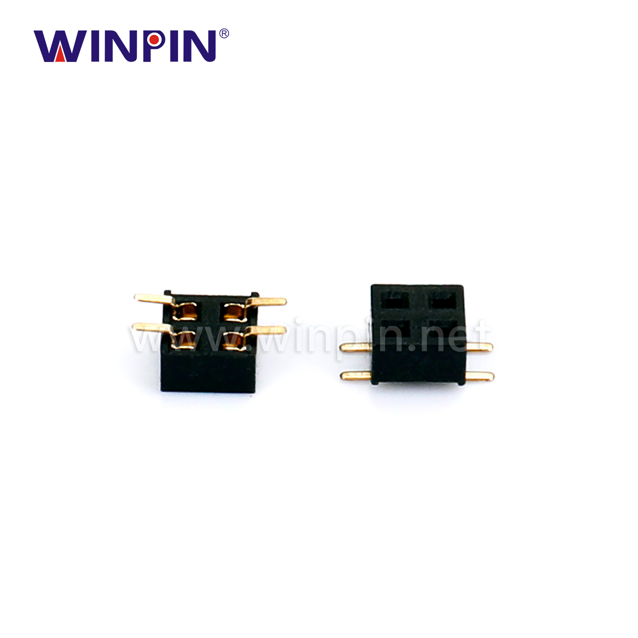 Female Header Connector 1.27mm Pitch Dual Row SMT Type H=2.00mm FHCM20