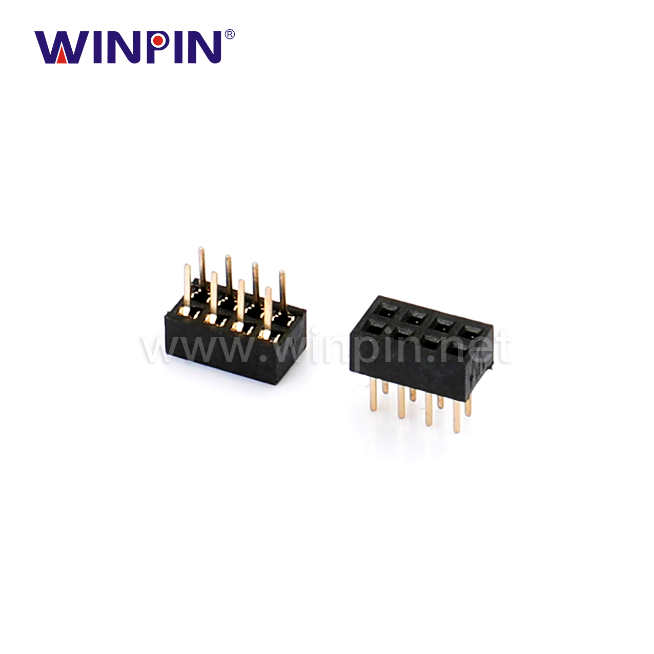 Female Header Connector 1.27mm Pitch Dual Row  Straight Type H=2.00mm FHCS20