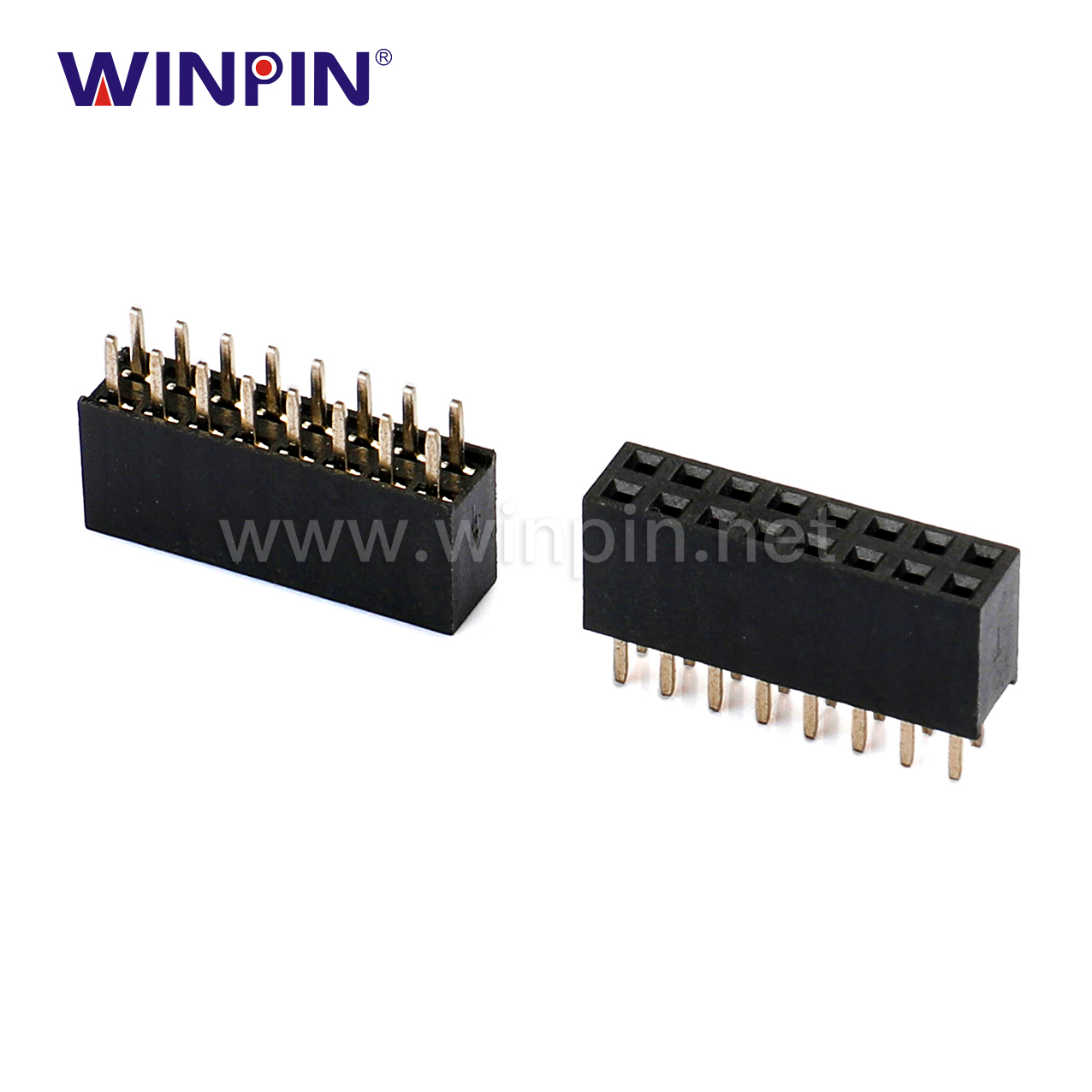 Female Header Connector 2.0mm Pitch Dual Row Straight Type H=6.35mm FHES635