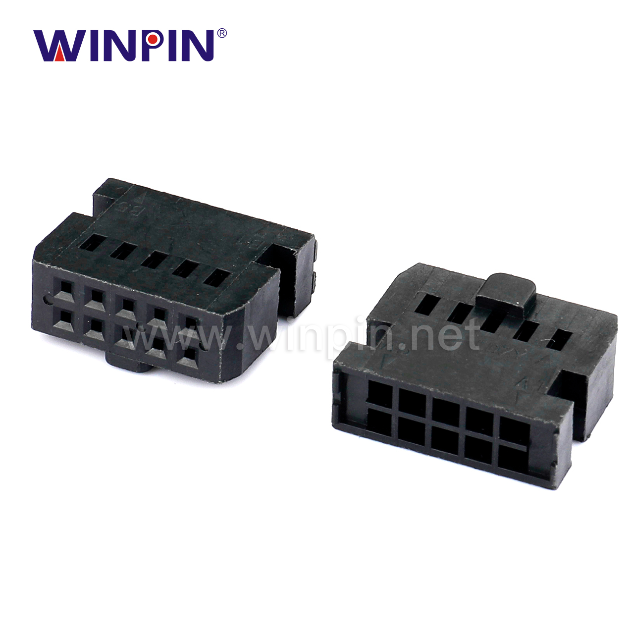 2.54mm Pitch Housing Black with Bump