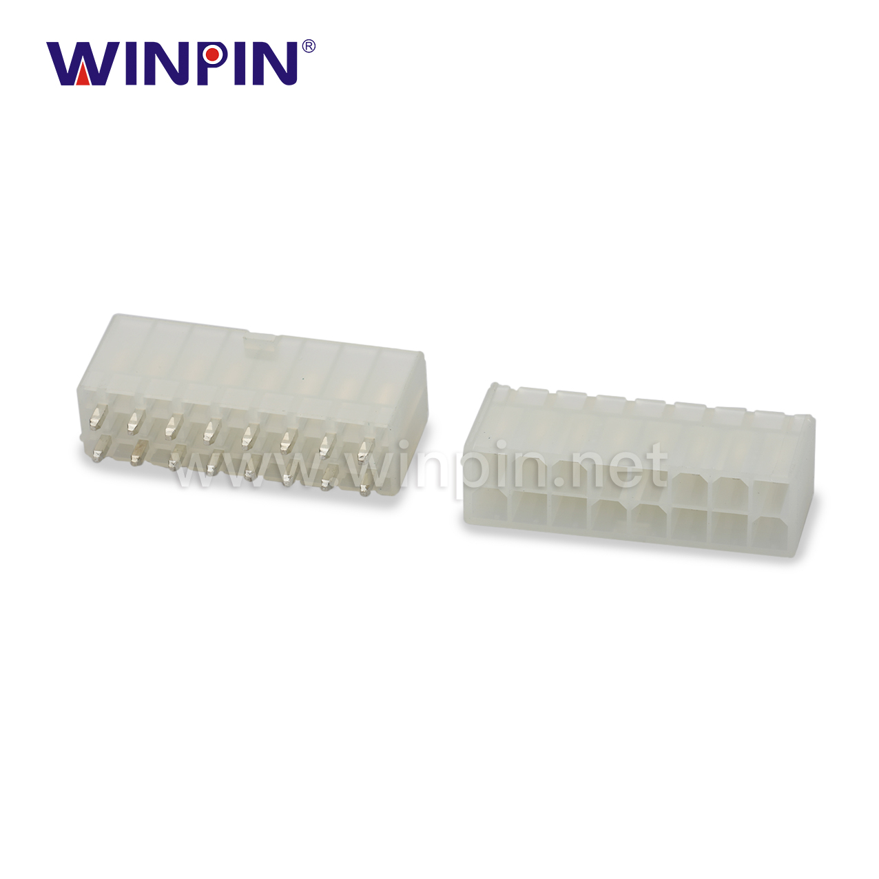 4.20mm Wafer 2X8pin Dual Row 180°DIP Connector W42002